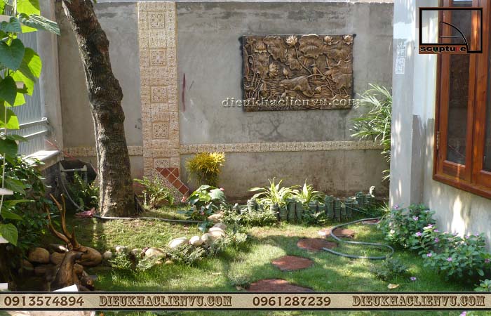 Cây xanh trong tiểu cảnh là yếu tố không thể thiếu